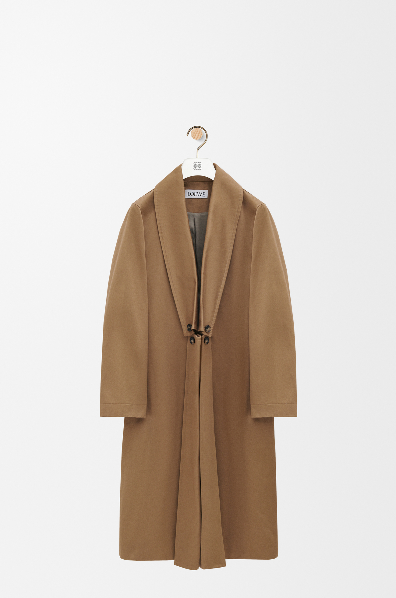 LOEWE Coat in cotton Beige plp_rd