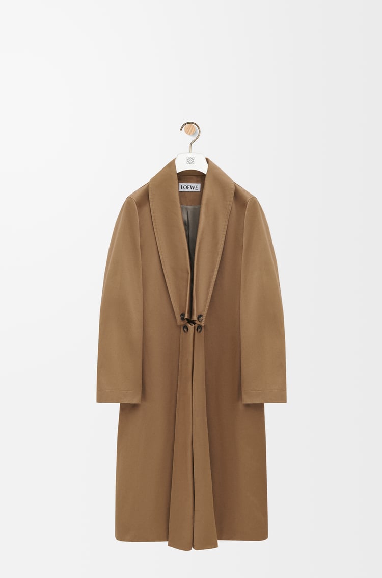 LOEWE Coat in cotton Beige