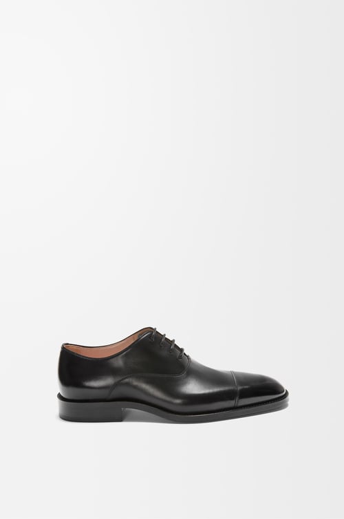 LOEWE Oxford LOEWE Crown en piel de becerro brillante Negro