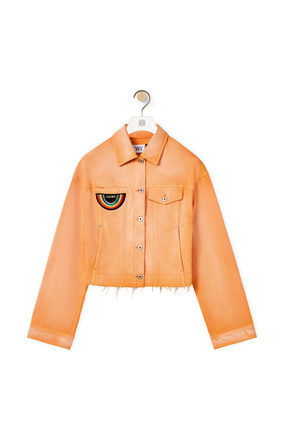 LOEWE Cropped jacket in denim Mandarin plp_rd