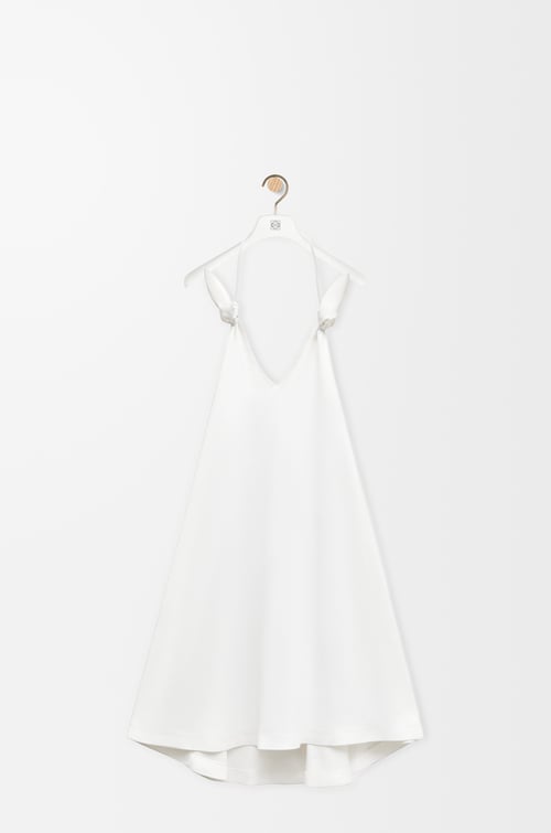 LOEWE フラメンコ ドレス（ストレッチレーヨン） ホワイト