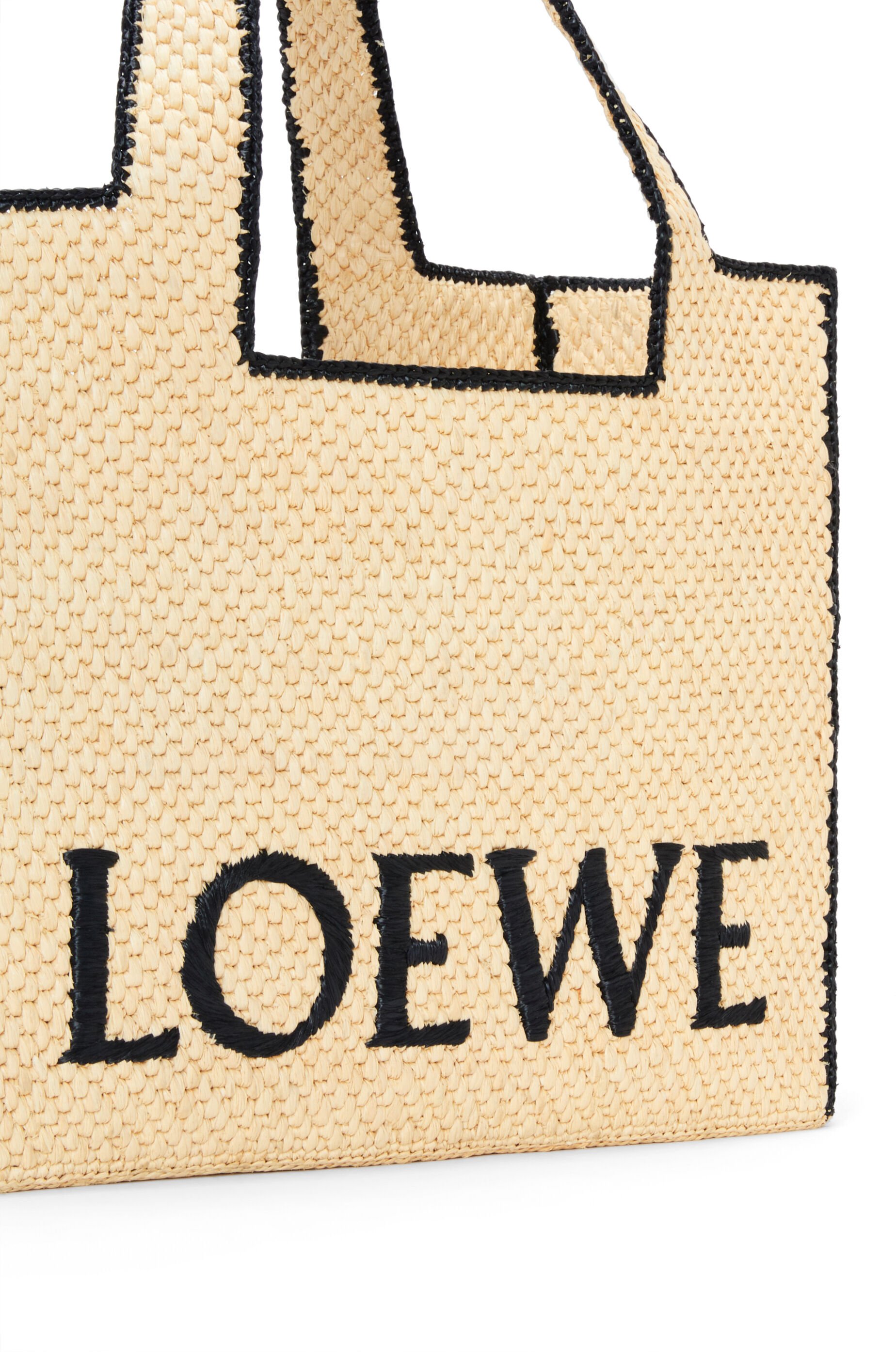 限定生産【LOEWE】フォント トート スモール（ラフィア）