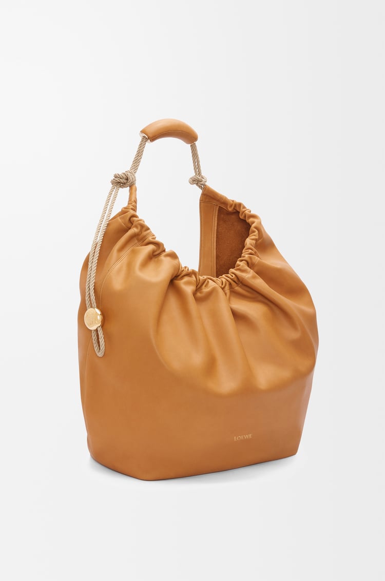 LOEWE XL Squeeze bag in natural calfskin Tan