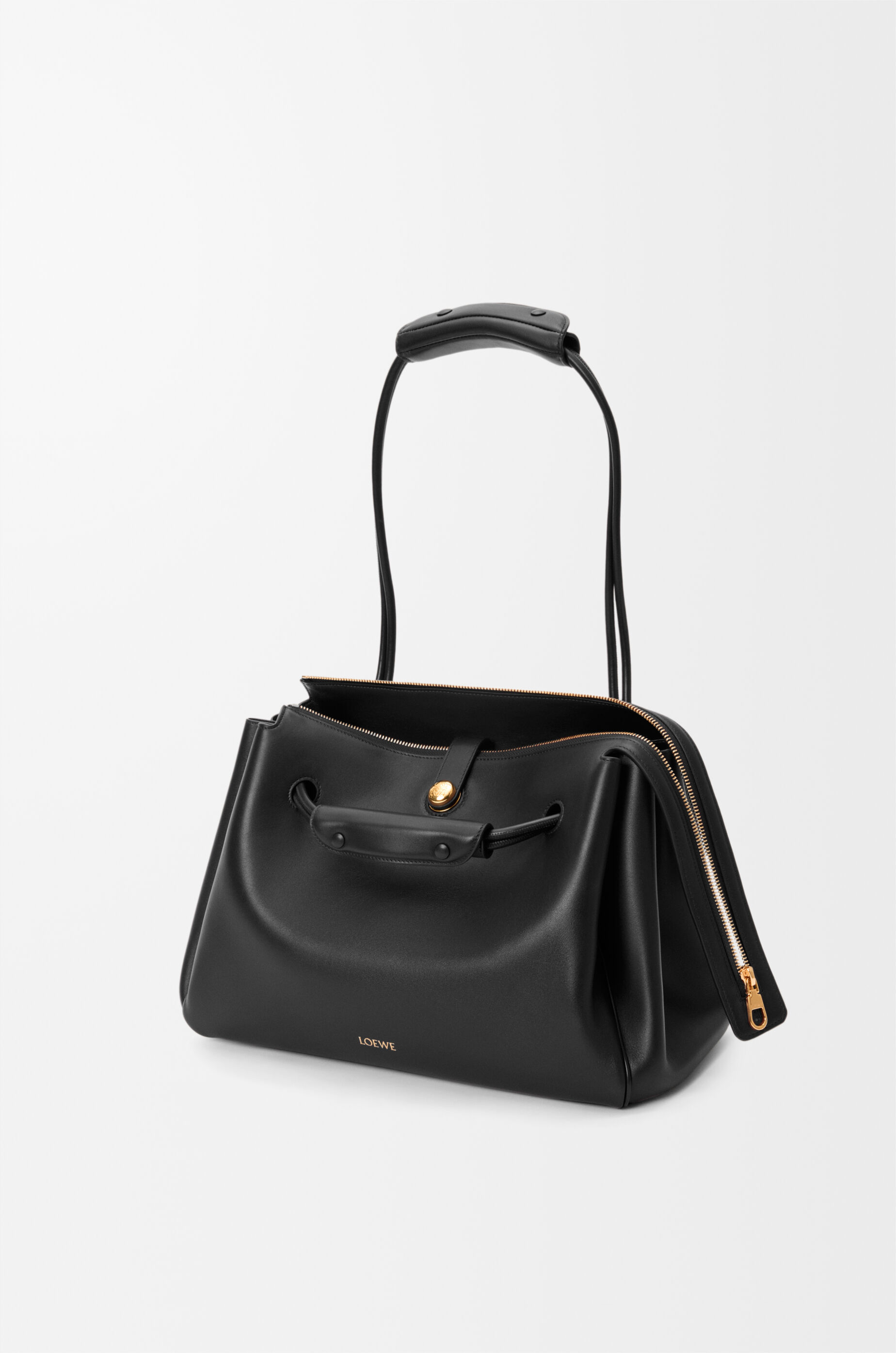 LOEWE☆マドリードバッグスモール（サプルカーフ）ブラック マドリードバッグ スモール（サプルカーフ） ブラック - LOEWE
