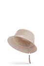 LOEWE Fisherman hat in nappa calfskin Sand