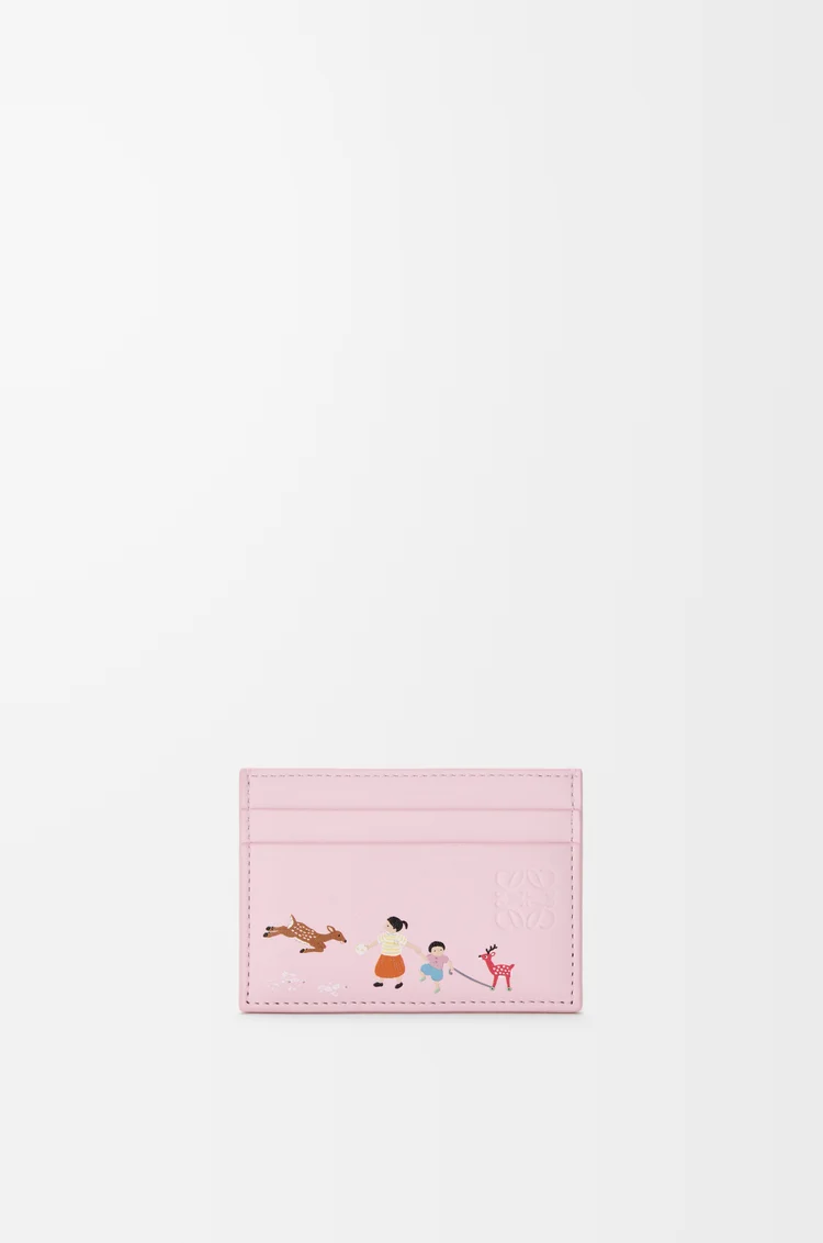 LOEWE シカ プレーン カードホルダー（ナパカーフ） ブロッサム