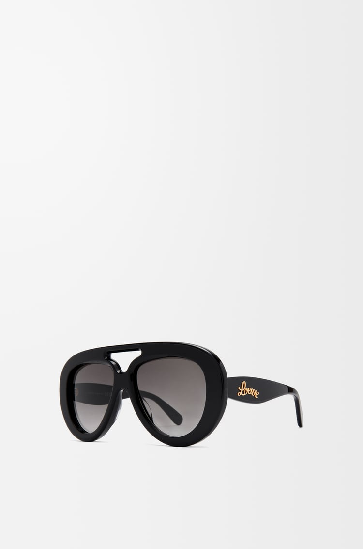 LOEWE Gafas de sol Round Spoiler Aviator Negro