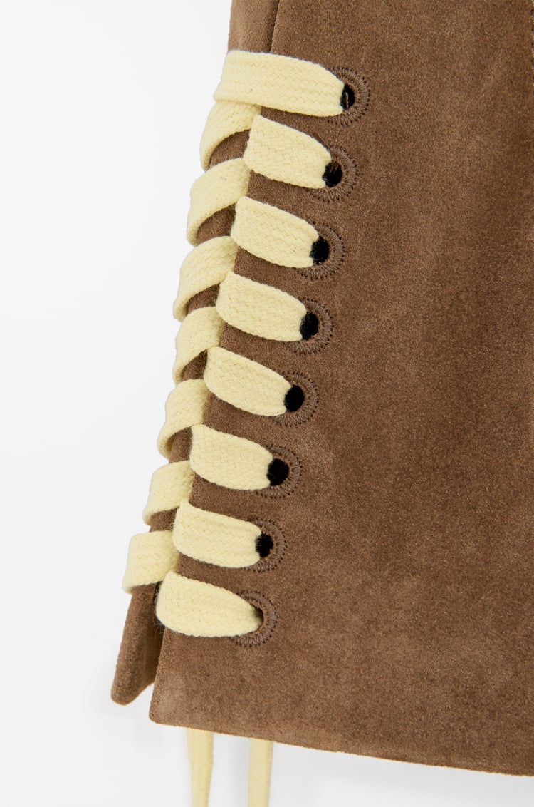 LOEWE Shorts in technical fabric Brown