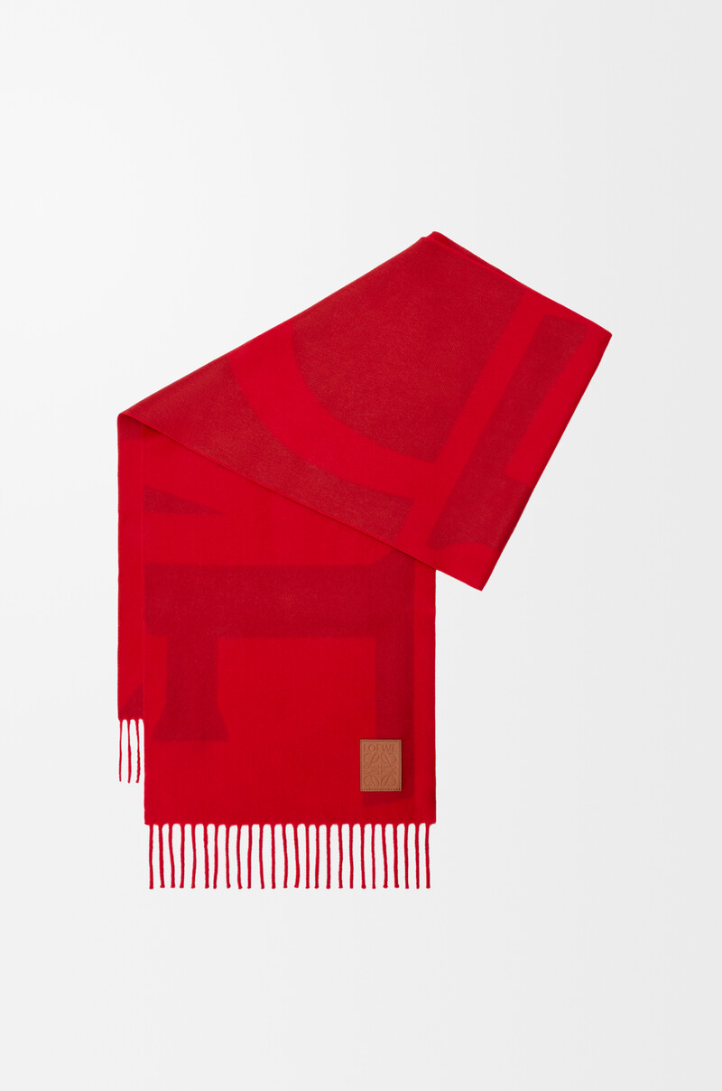 Scarf in cashmere by LOEWE
