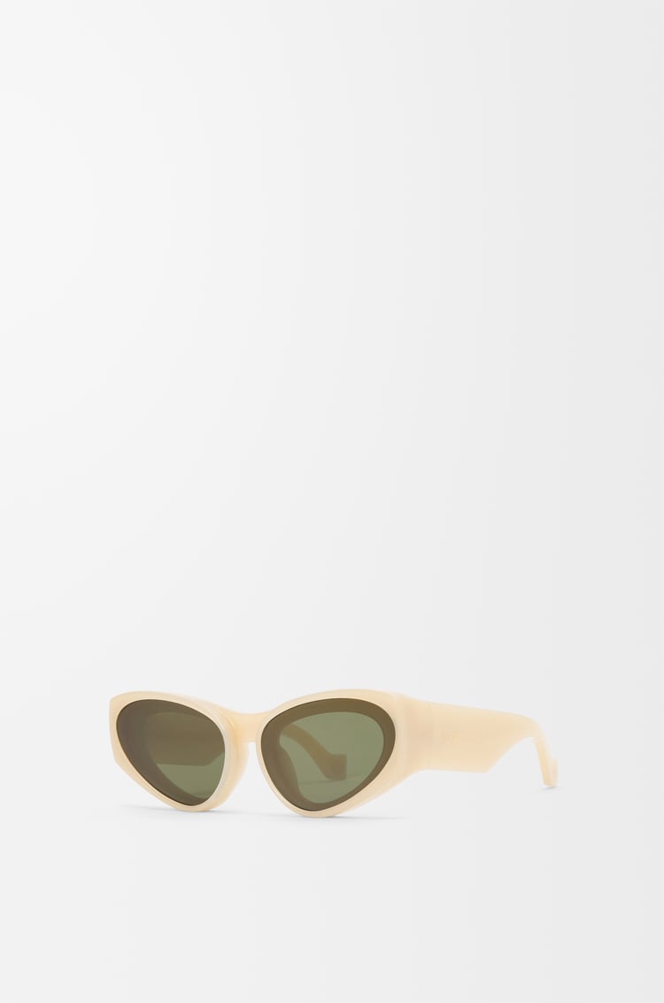 LOEWE フロントレンズ キャッツアイ サングラス  Milky Ivory