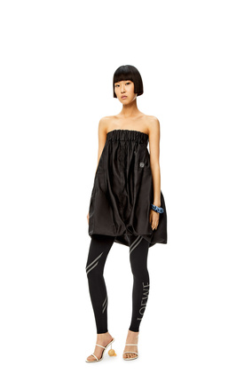 LOEWE Bustier mini dress in silk Black plp_rd