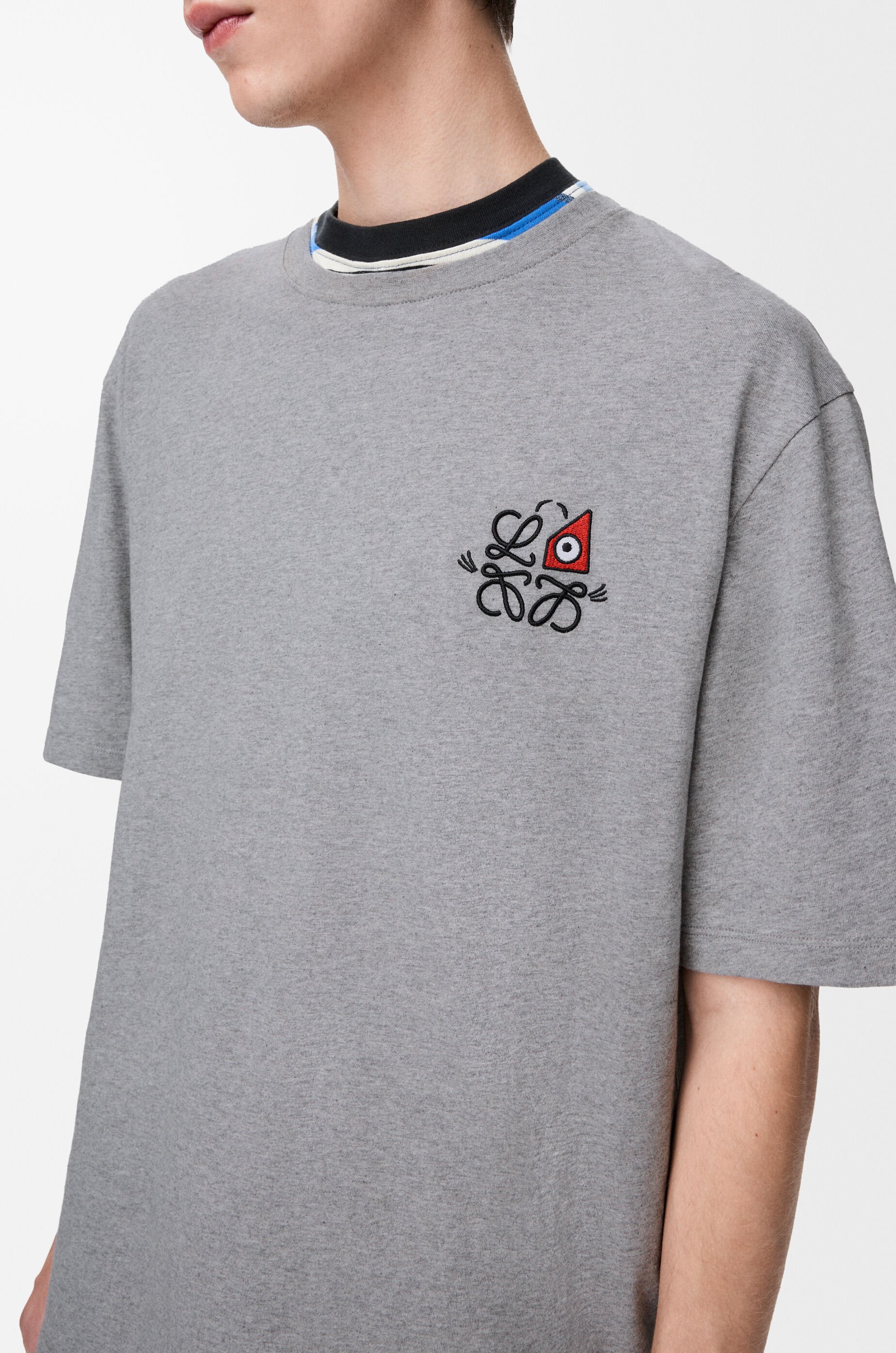 ルーズフィット Tシャツ（コットン） グレー - LOEWE