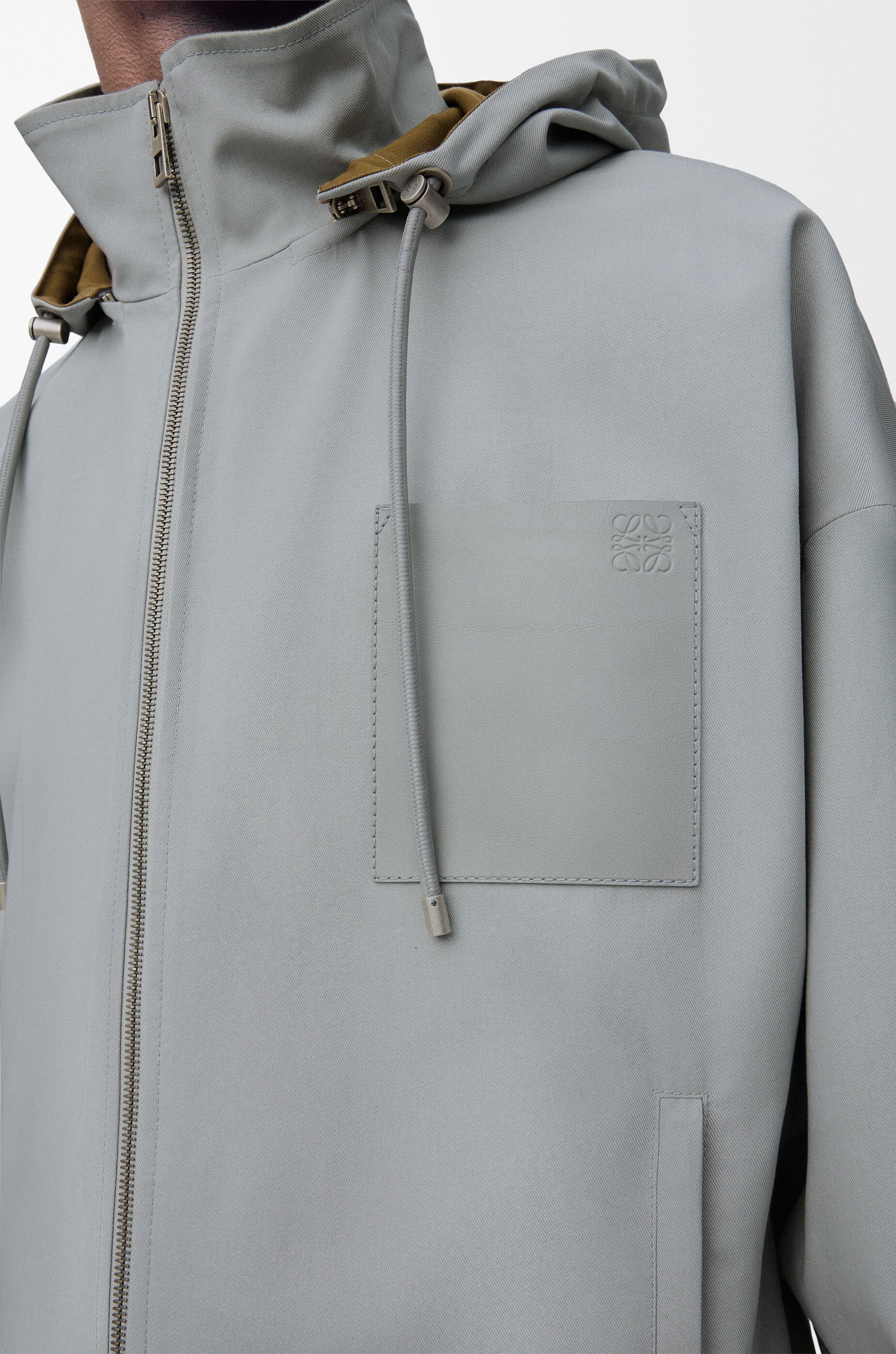LOEWE☆フーデッド ジャケット（コットン） フーデッド ジャケット（コットン） グレー - LOEWE