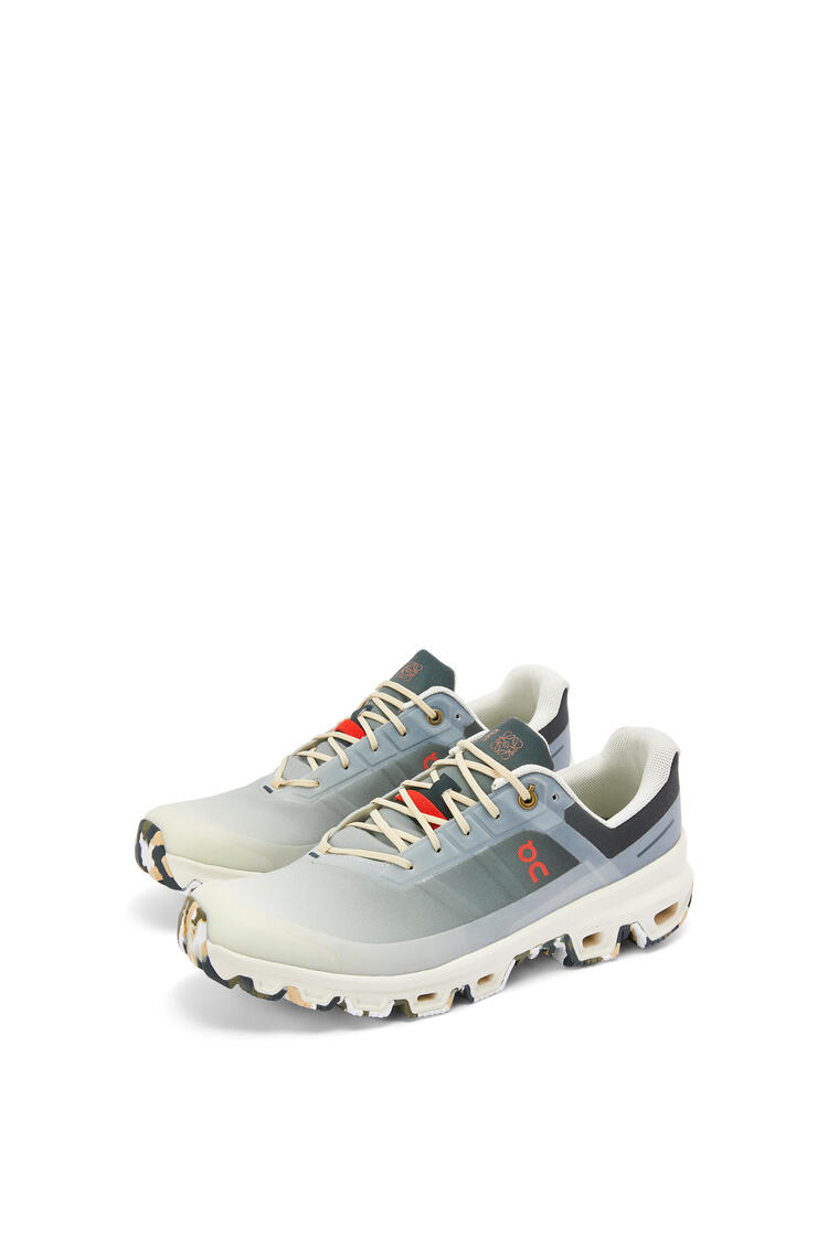 LOEWE Cloudventure running shoe in nylon Gradient Khaki pdp_rd