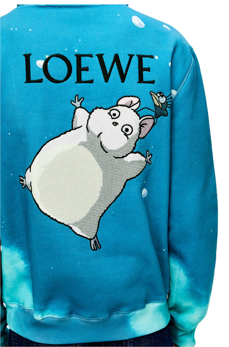 LOEWE Bô mouse hoodie in cotton Multicolor pdp_rd