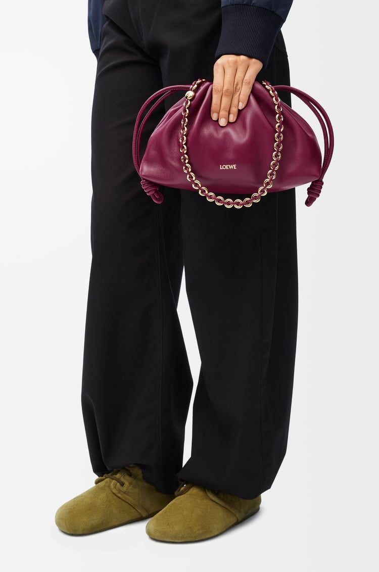 LOEWE フラメンコパース（メローナパラム） クリムゾン