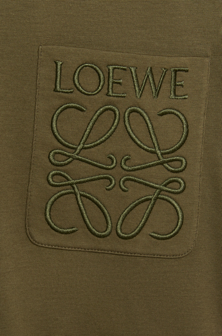 LOEWE Relaxed fit T-shirt in cotton Khaki Green