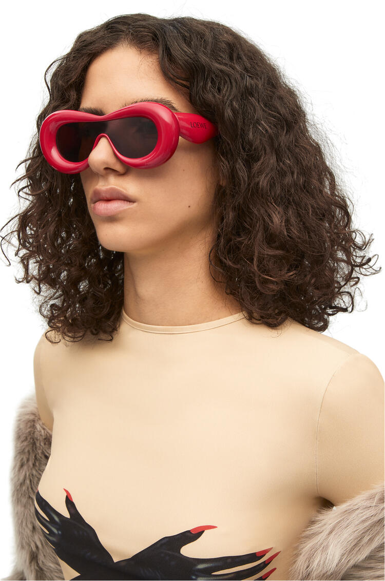 LOEWE Gafas de sol Inflated montura máscara en acetato  Lipstick