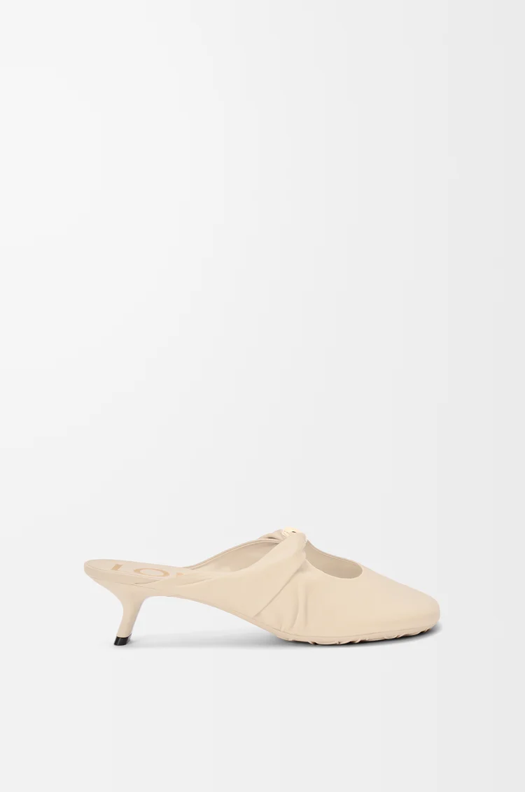 LOEWE Mule Pebble Soft en piel napa de cordero Masa
