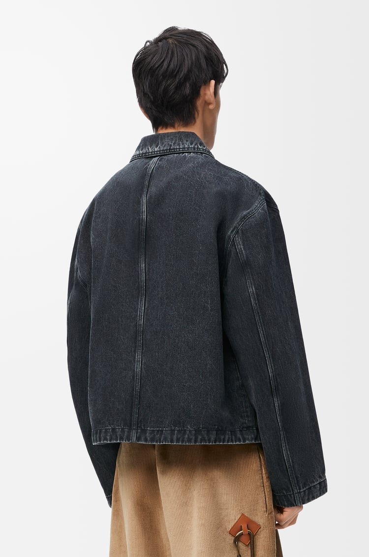LOEWE Workwear jacket in denim Black