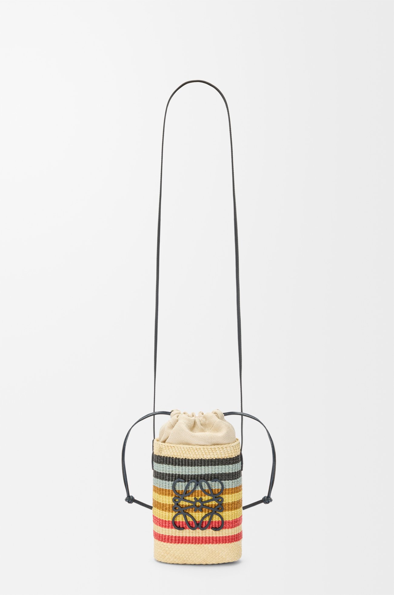 LOEWE スクエア ポケット（イラカヤシ&カーフ） Natural/Multicolor