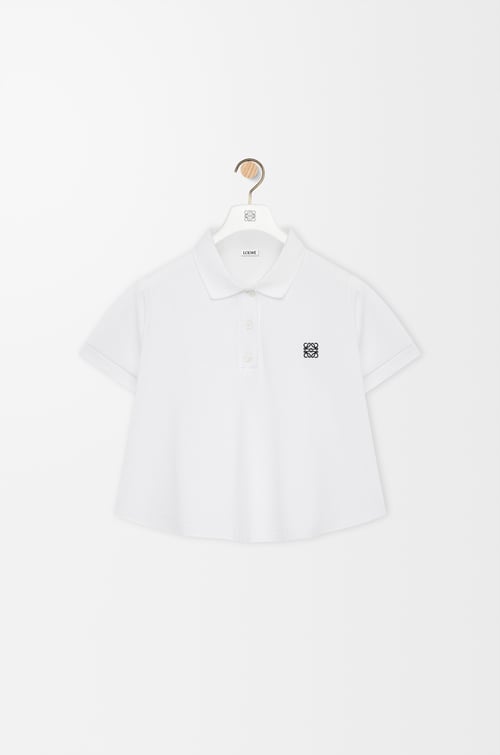 LOEWE Trapeze polo in cotton White