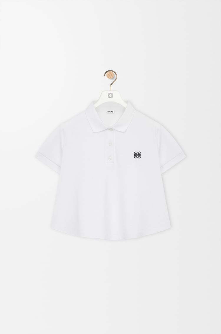 LOEWE Trapeze polo in cotton White