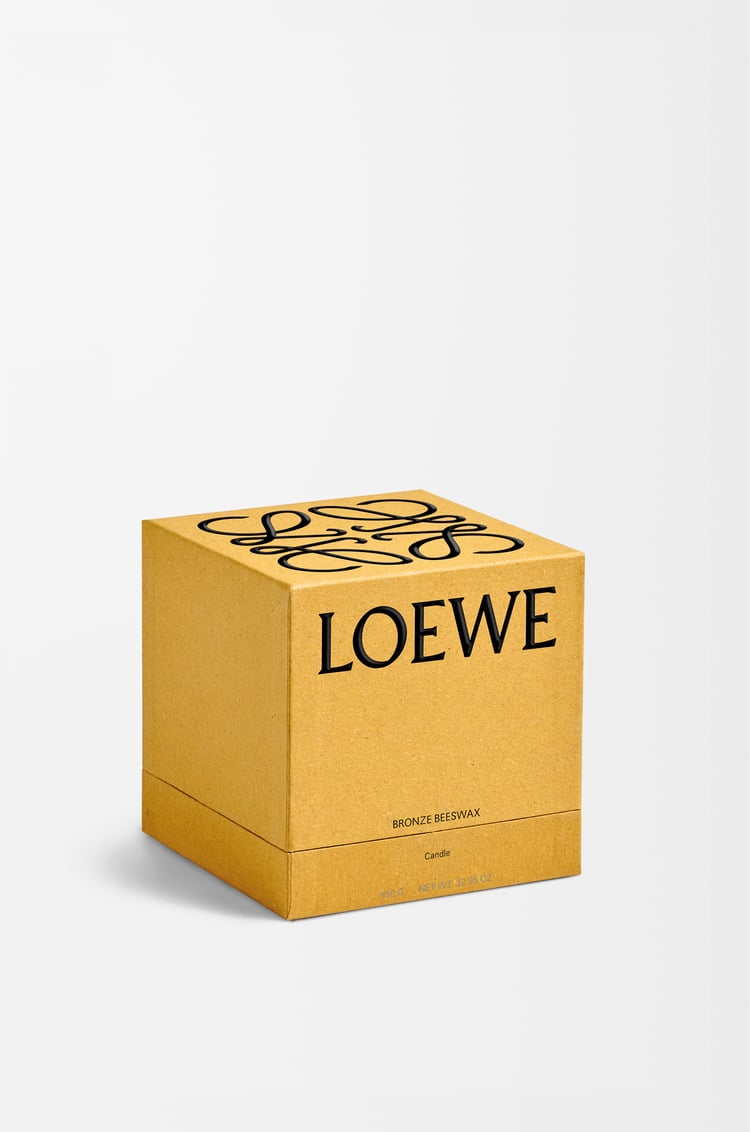 LOEWE Vela mediana de cera de abeja de color bronce Ámbar