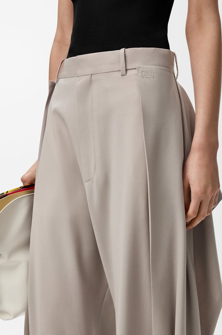 LOEWE Trousers in wool Light Taupe