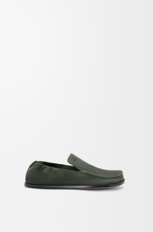 LOEWE Mocasín Flex en ante Salvia