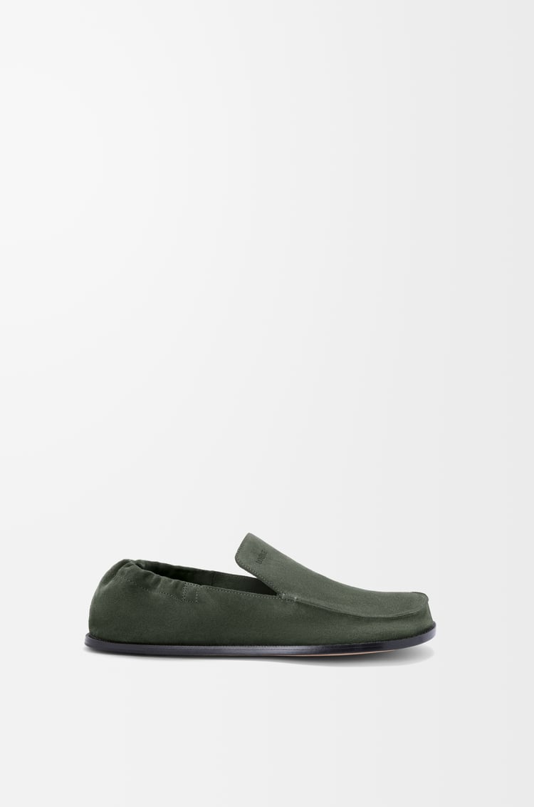 LOEWE Flex loafer in suede Sage