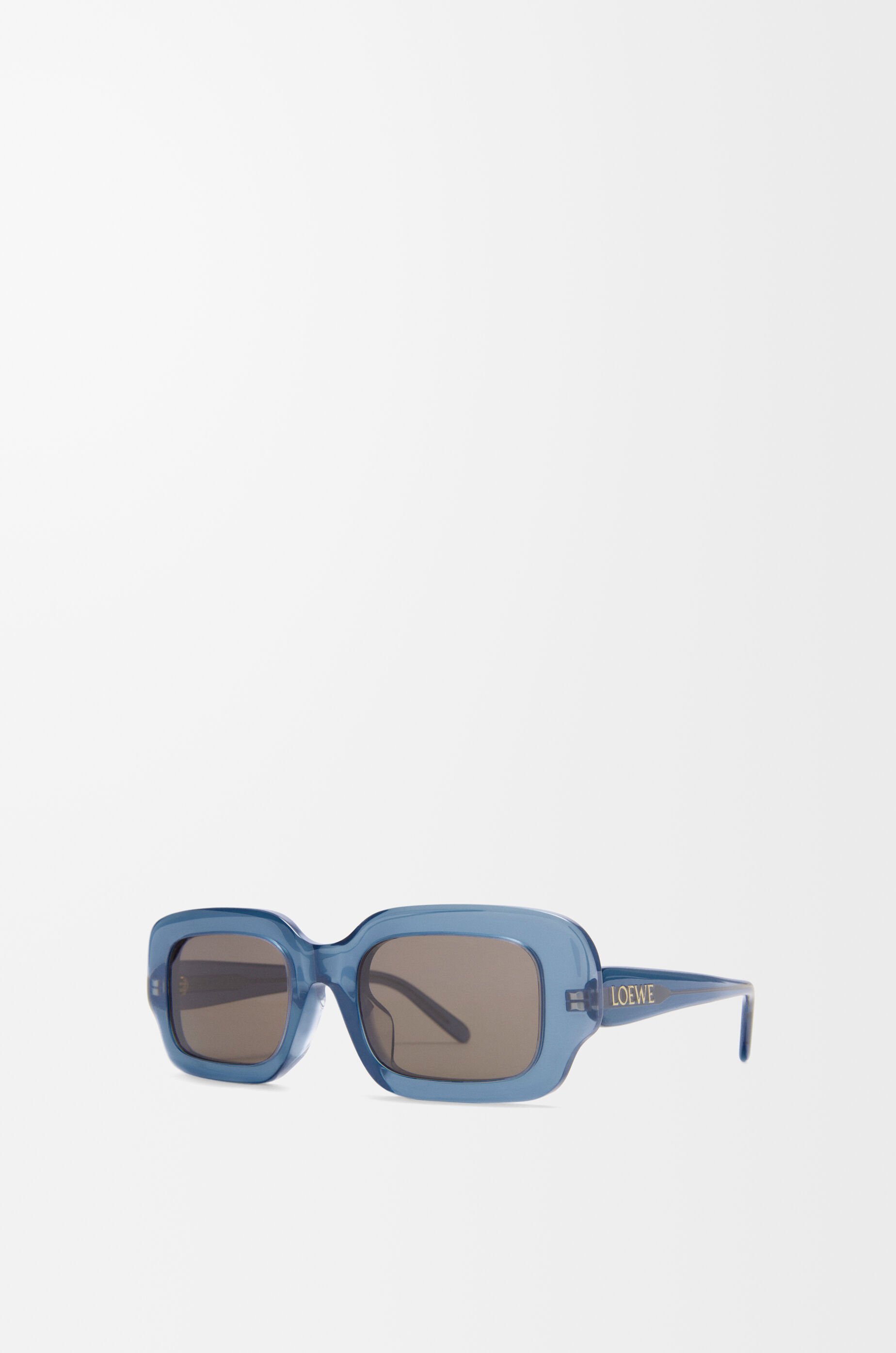 Rectangular Slim sunglasses Blue - LOEWE