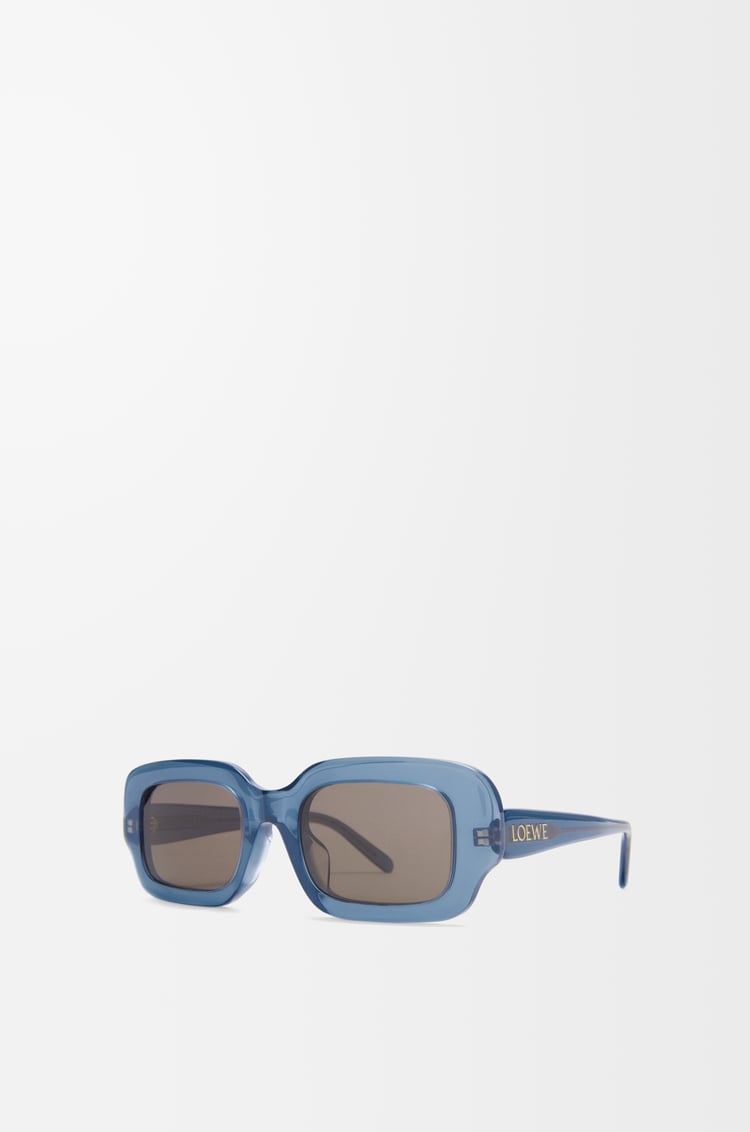 LOEWE Rectangular Slim sunglasses Milky Blue