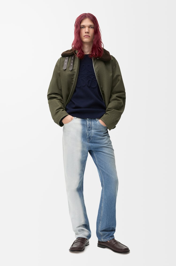 LOEWE アナグラム セーター（ウール） ネイビーブルー