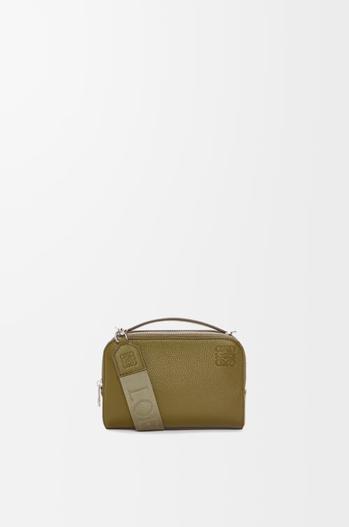 LOEWE Mini camera crossbody bag in soft grained calfskin Olive plp_rd