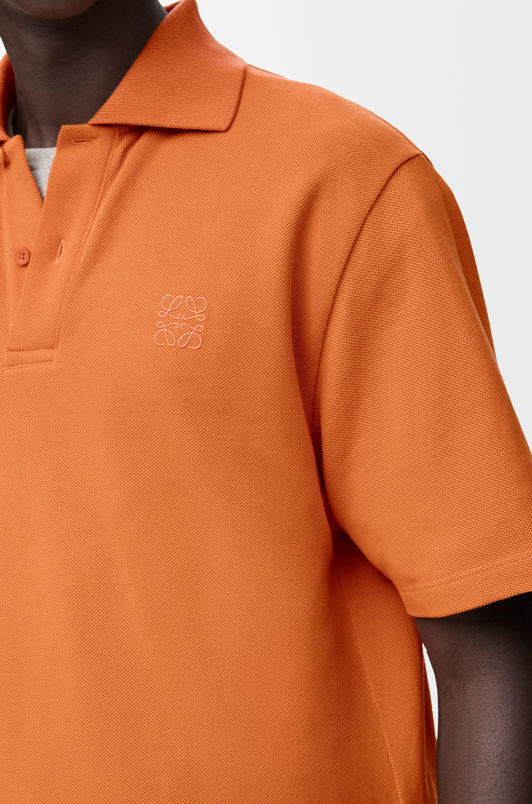 LOEWE Polo in cotton Orange