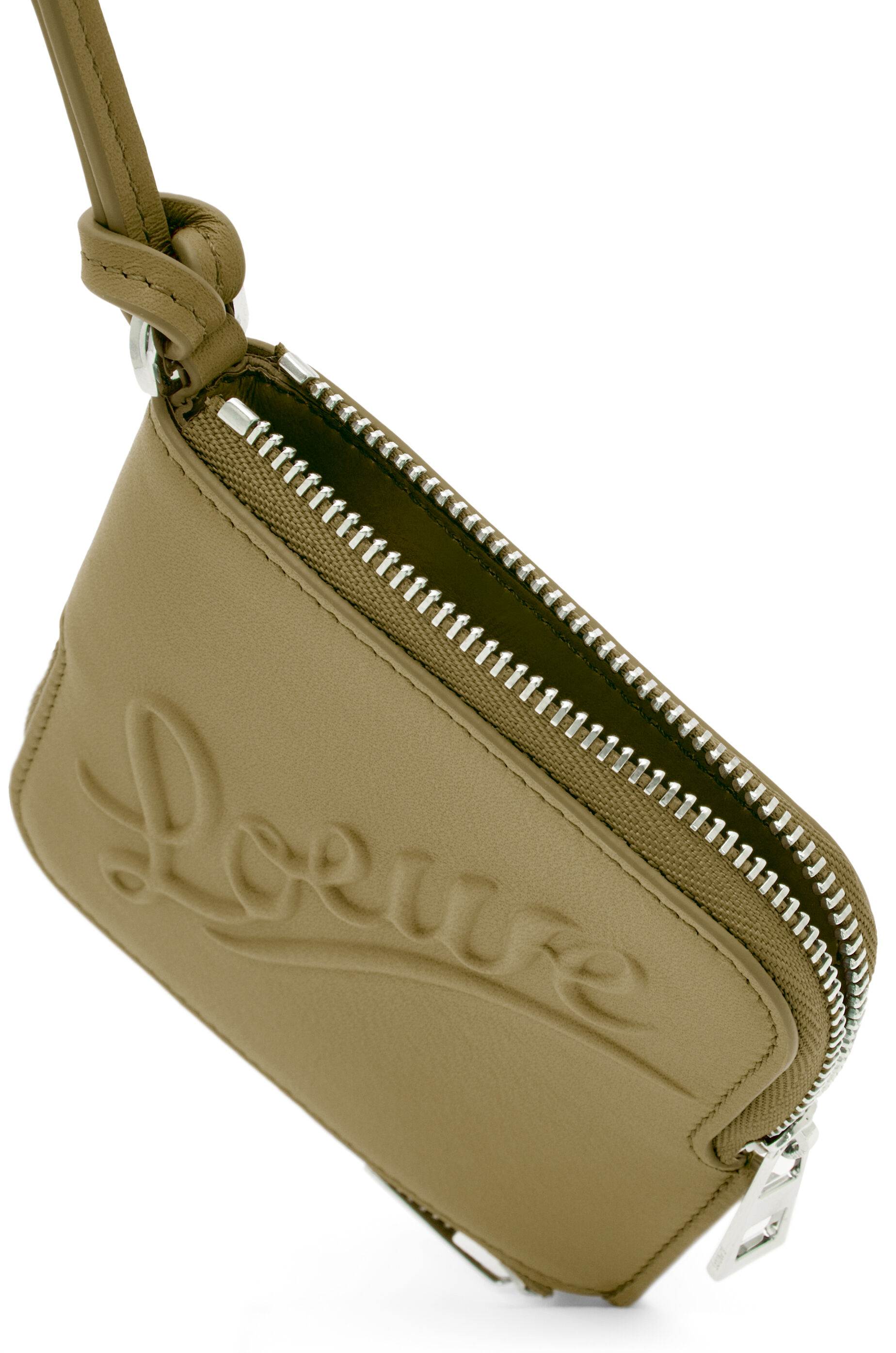 Double coin case in classic calfskin Olive - LOEWE