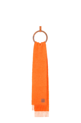 LOEWE スカーフ (ウール&モヘア) オレンジ plp_rd