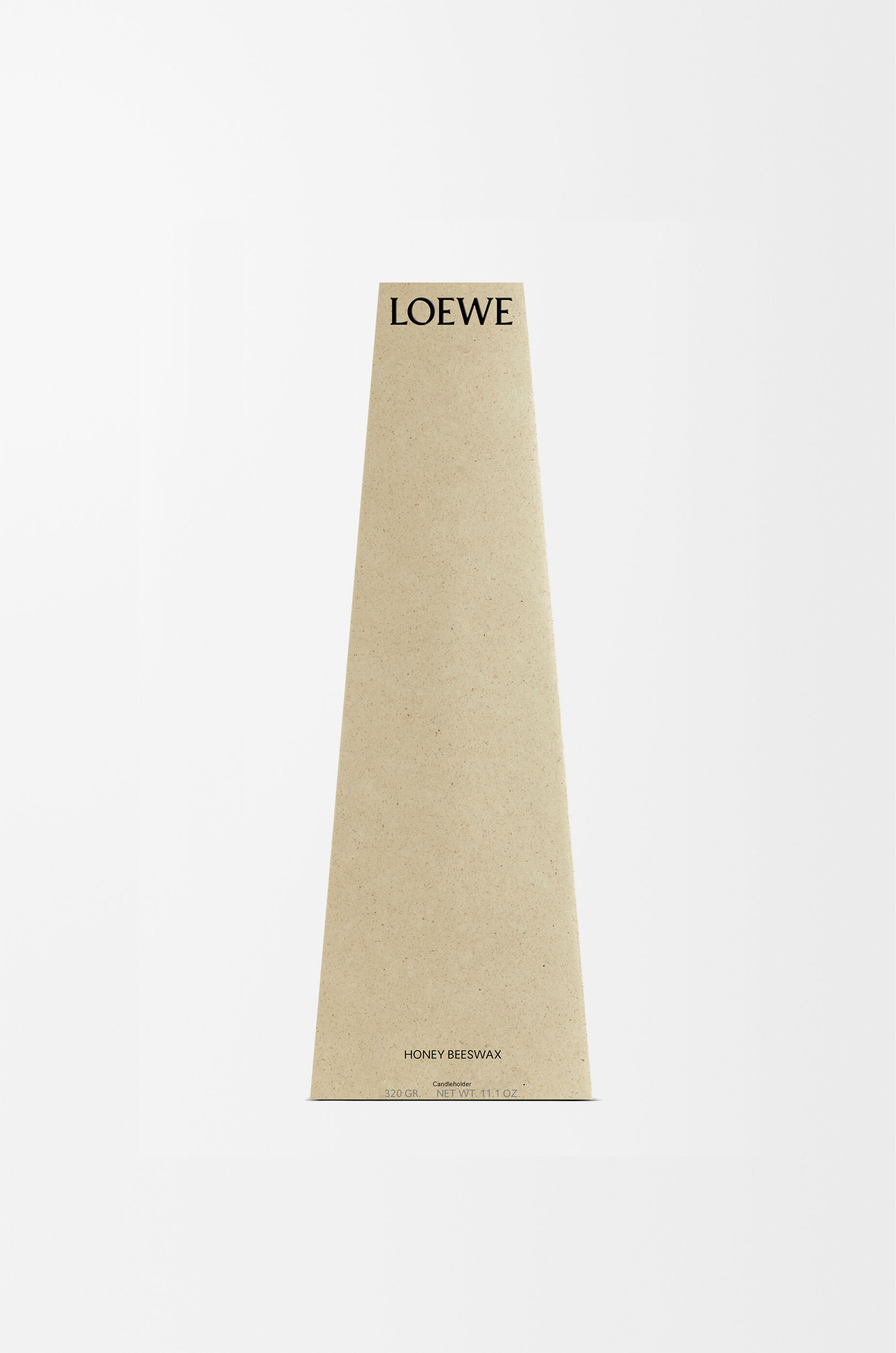 Honey beeswax candleholder Yellow - LOEWE