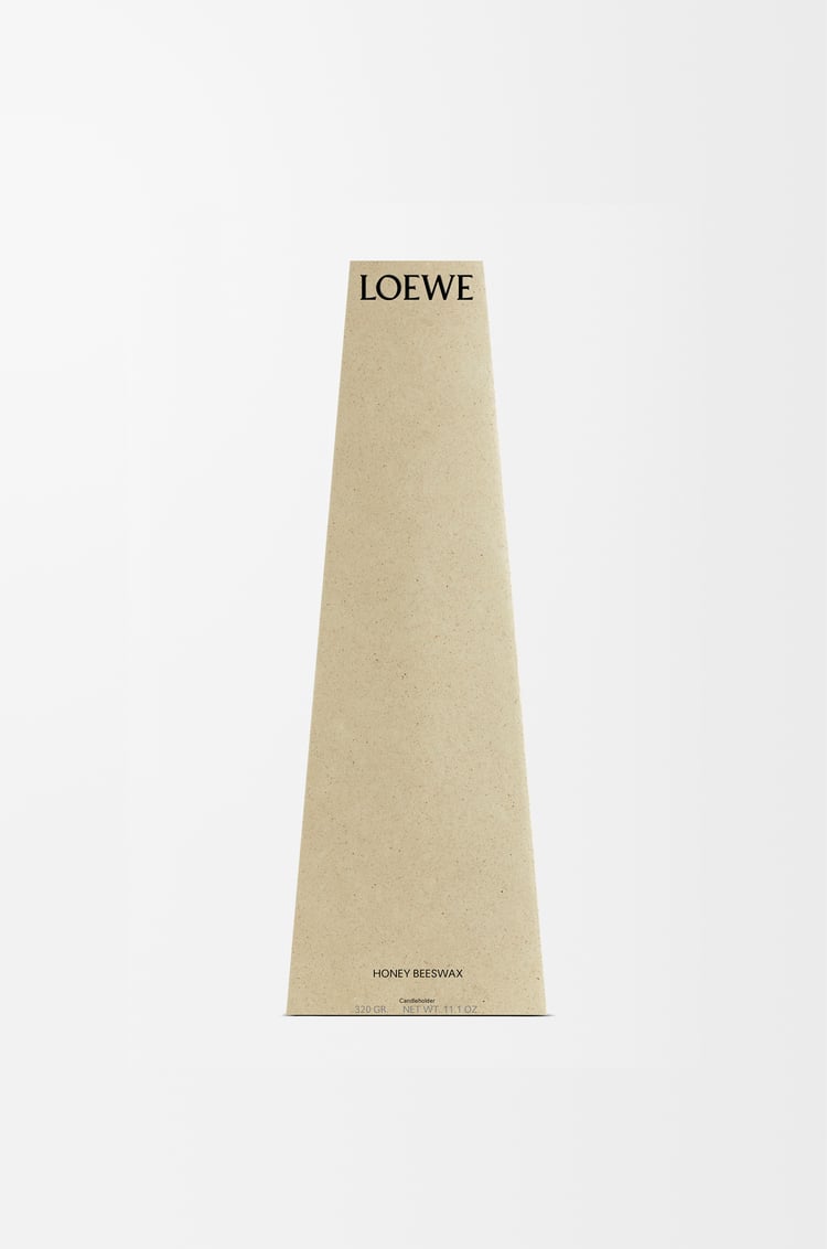 LOEWE Honey beeswax candleholder イエロー