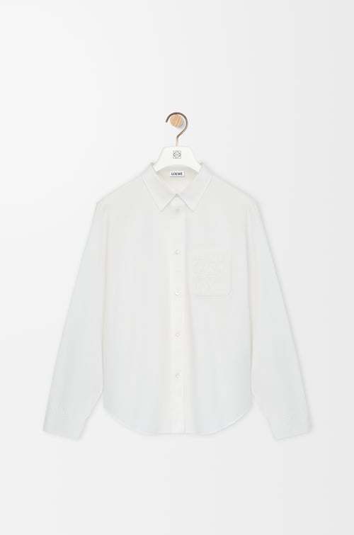 LOEWE 棉质衬衫 白色
