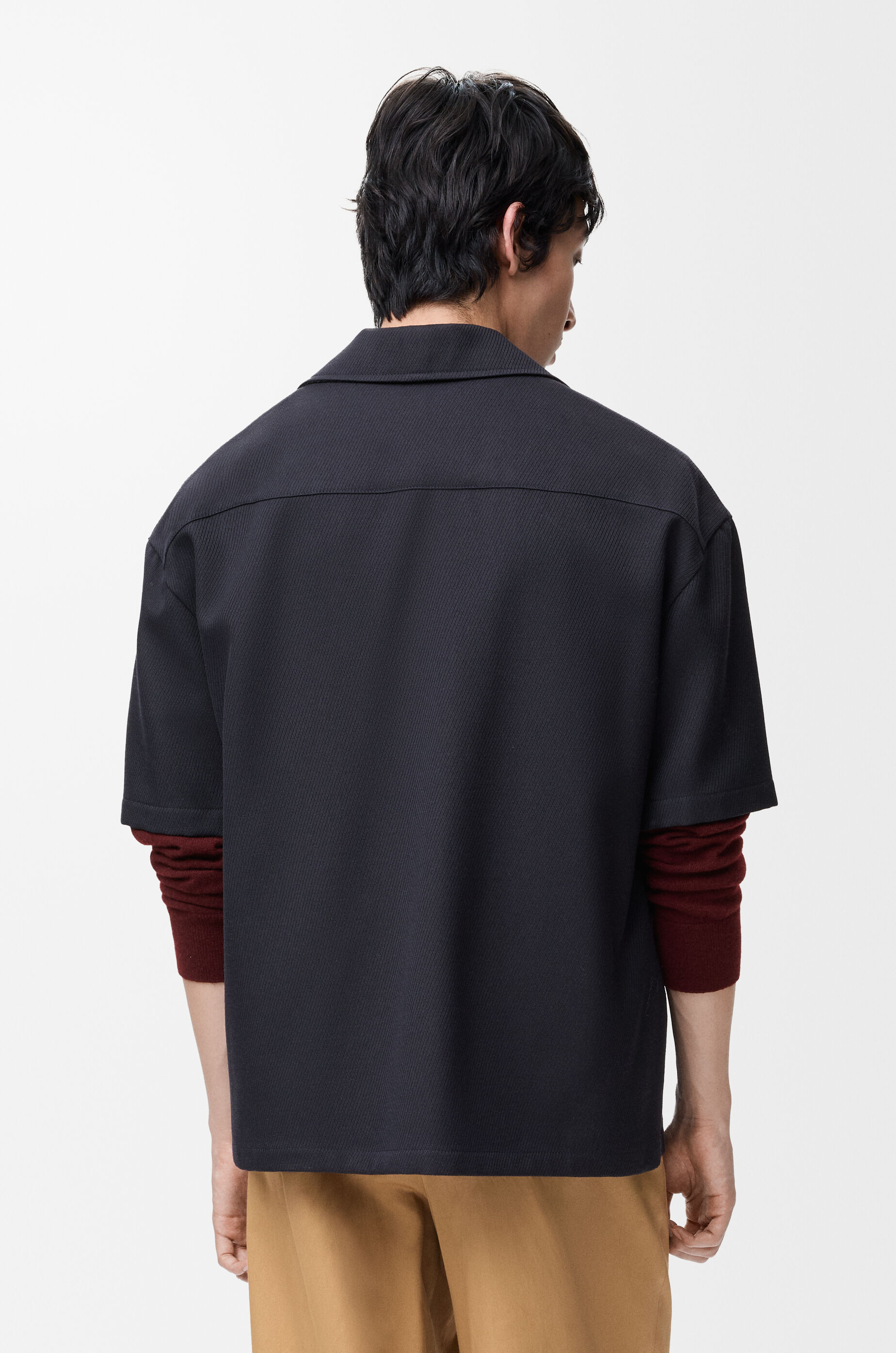 ショートスリーブ シャツ（ウール） ブルー - LOEWE