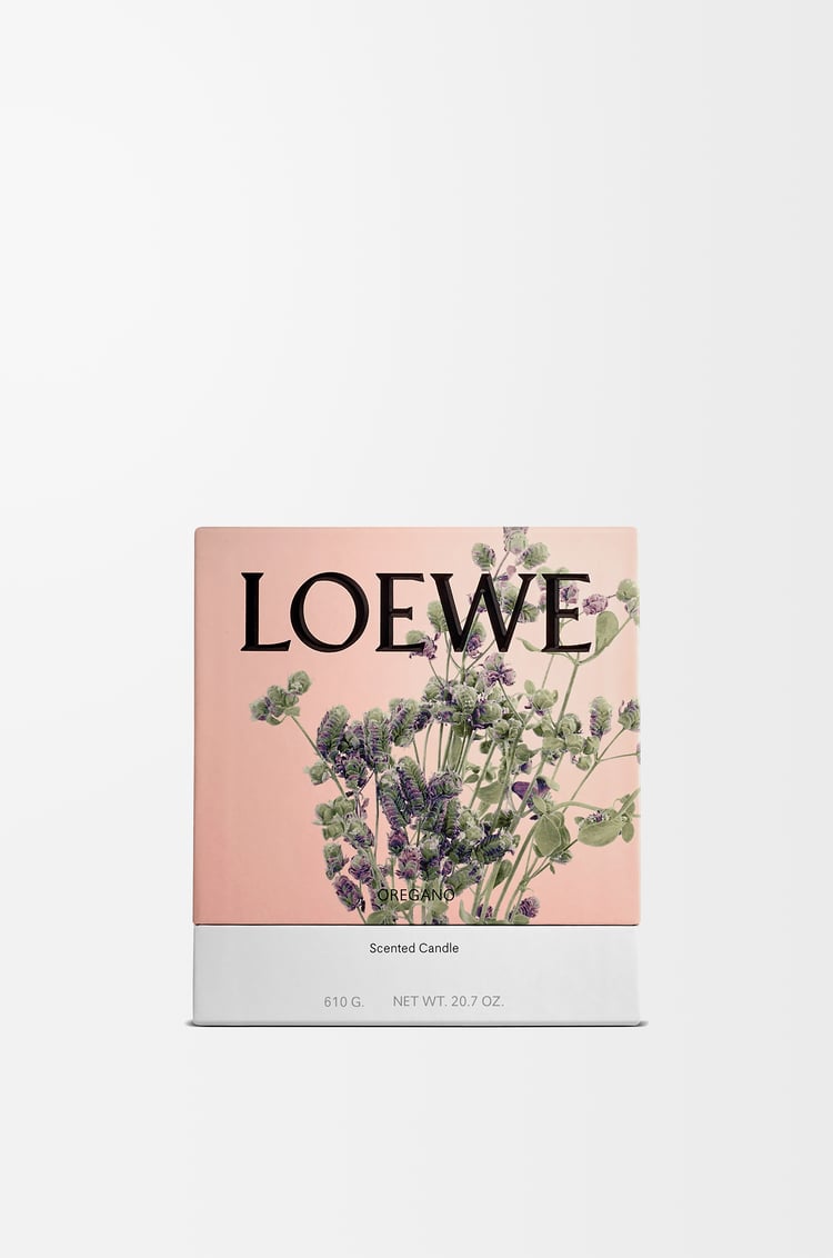 LOEWE Medium Oregano candle White