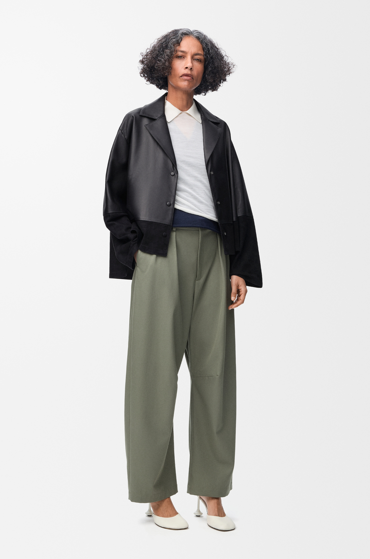 LOEWE Pyjama blouse in nappa lambskin Black