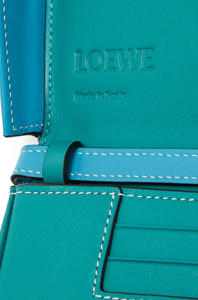 LOEWE Heel bag in soft calfskin Emerald Green/Peacock Blue plp_rd