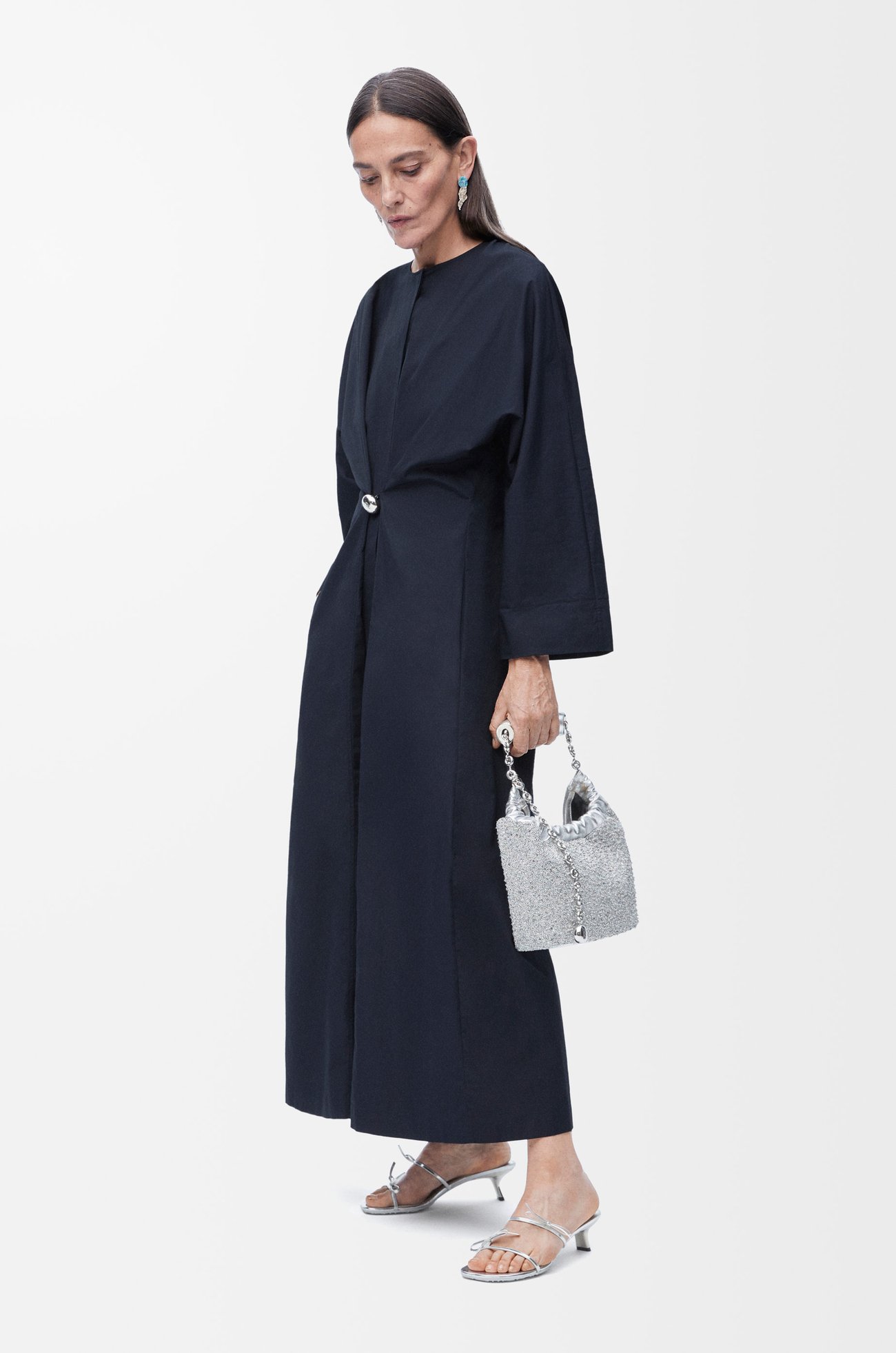 LOEWE Dress in cotton Dark Blue plp_rd