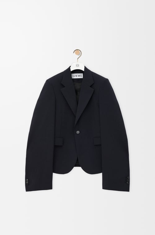 LOEWE Jacket in wool Dark Navy Blue plp_rd