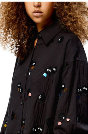 LOEWE Susuwatari shirt in cotton Black/Multicolor plp_rd