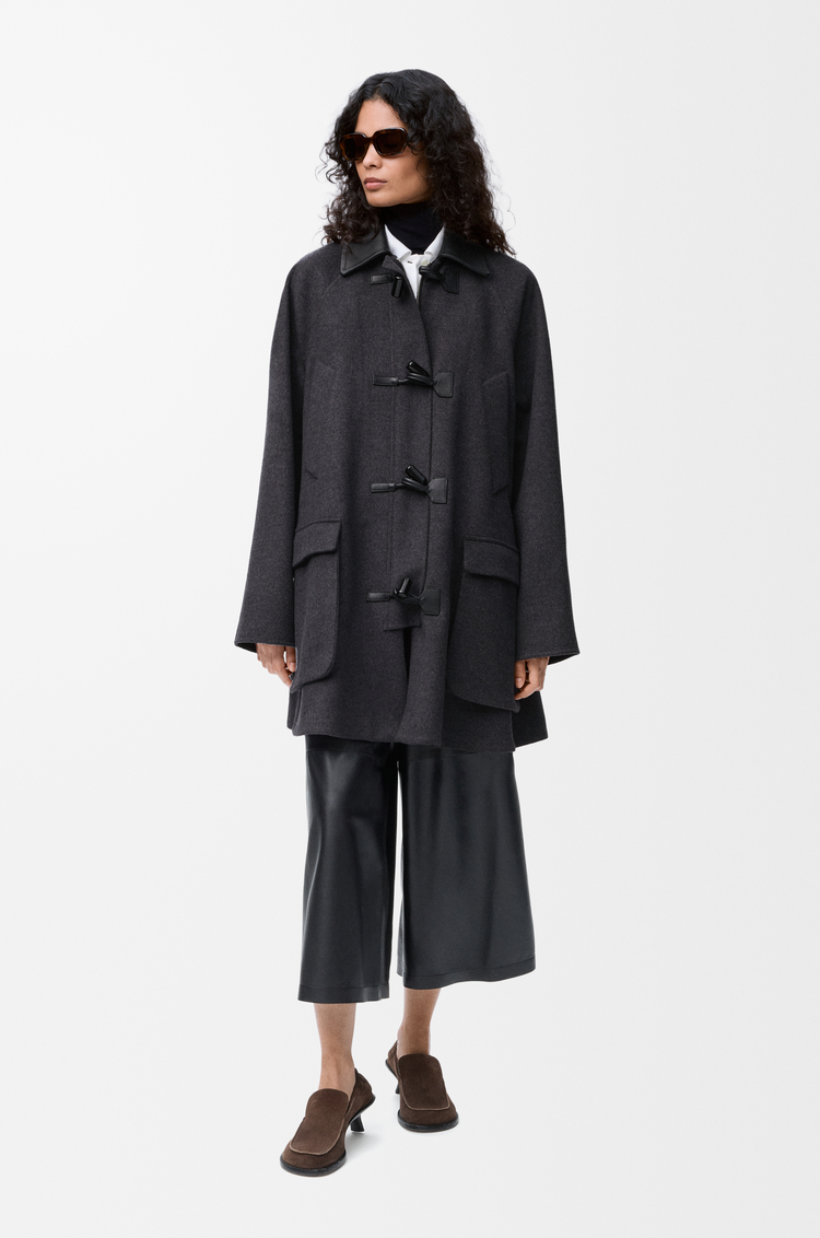 LOEWE 코트 - 울 & 캐시미어 차콜 멜란지