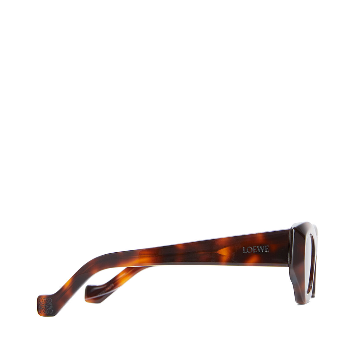LOEWE Geometric Cateye Sunglasses Havana/Brown front